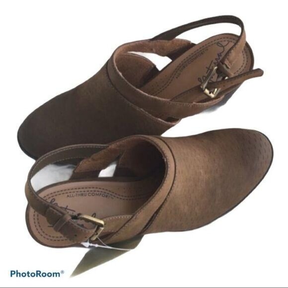 New Natural Soul Tally Olive Ankle Strap Shoes Size 8.5 M - Picture 2 of 7